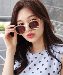 DHOLIC | UV400ダークカラーサングラス(サングラス)