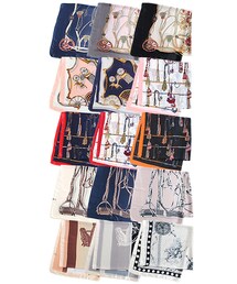 LALA | クラシカルで上品なシルクスカーフ(バンダナ/スカーフ)