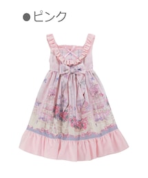 Bobon21 | 秘密のお茶会ドールロングドレス-全２色-(ワンピース)