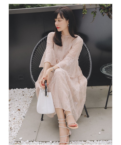Natalie ロングワンピース マタニティ