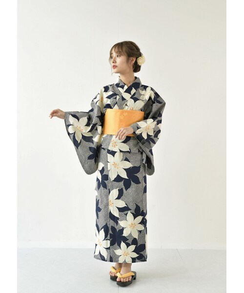 N WITH.（エヌウィズ）の「浴衣・帯・下駄セット（浴衣）」 - WEAR