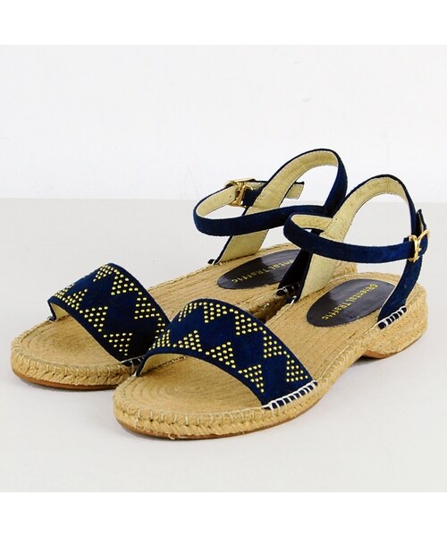 ORiental TRaffic（オリエンタルトラフィック）の「スタッズジュートサンダル（その他・レディース・ベージュ/ブラック/ネイビー・S/M/L/LL）」の3枚目の写真
