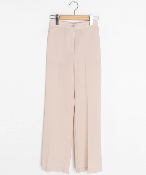 DHOLIC（ディーホリック）の「バックゴムワイドスラックス（スラックス・レディース・グリーン/ブラック/ベージュ/ブルー/パープル・FREE）」の3枚目の写真