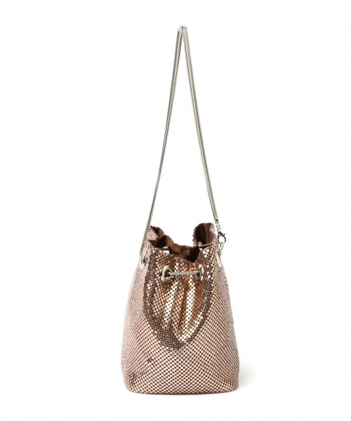 Andemiu（アンデミュウ）の「メタルメッシュバッグ（バッグ・シルバー/ブラウン）」の7枚目の写真