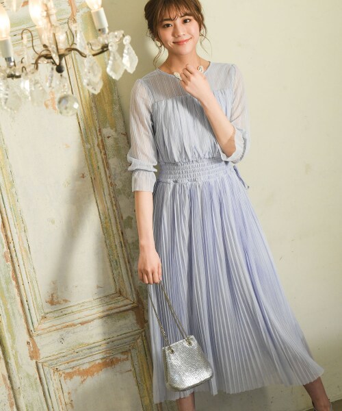 Andemiu（アンデミュウ）の「メタルメッシュバッグ（バッグ・シルバー/ブラウン）」の4枚目の写真