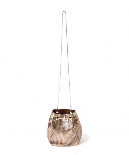Andemiu（アンデミュウ）の「メタルメッシュバッグ（バッグ・シルバー/ブラウン）」の9枚目の写真