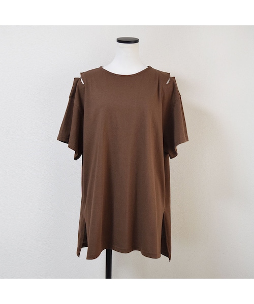 no brand（ノーブランド）の「ショルダースリットオーバーTEE（Tシャツ/カットソー・レディース・その他）」の14枚目の写真