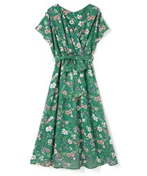 GRL | リボンベルト付き花柄カシュクールワンピース(ワンピース)