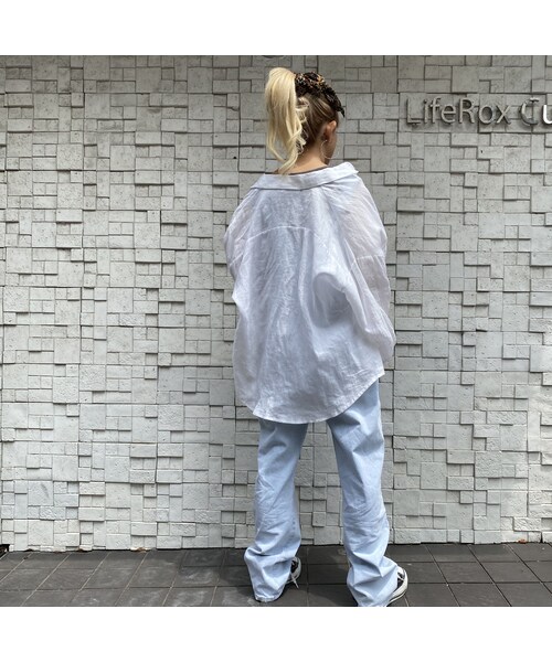 no brand（ノーブランド）の「リネンBIGシャツ｢ハリっとくん｣（シャツ/ブラウス・レディース・その他）」の7枚目の写真