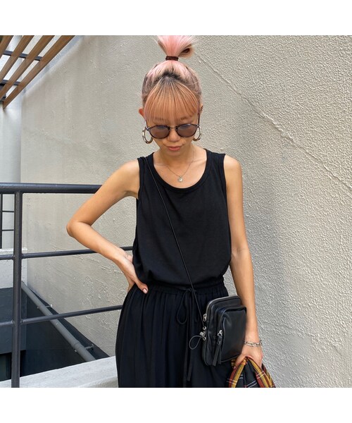 no brand(ノーブランド)の「カサカサストレッチタンク(タンクトップ・レディース・その他)」の3枚目の写真