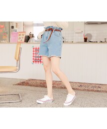 HOTPING | ダブルボタンウエストゴムショートパンツ(その他パンツ)