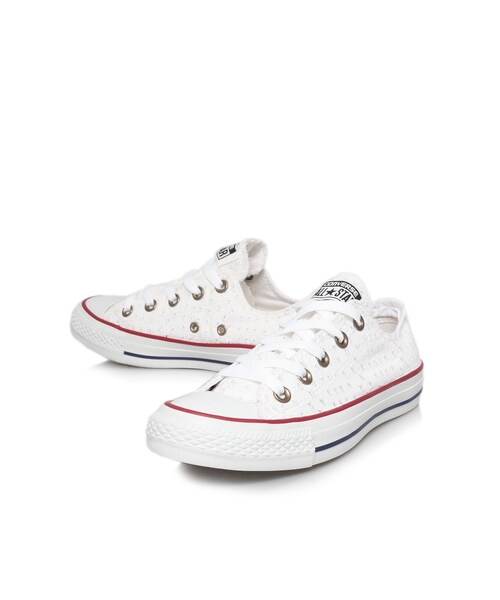 CONVERSE（コンバース）の「CT EYELET LOW（シューズ・レディース・WHITE・36/37/38/39/40/41）」の2枚目の写真