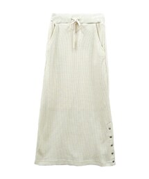 sango | ワッフル裾サイドドットボタン付きナロースカート(スカート)