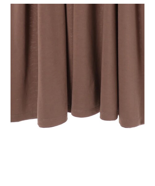 earth music&ecology（アースミュージックアンドエコロジー）の「ベルト付きVネックカットワンピース（ワンピース/ドレス・ブラック/ダークベージュ/カーキ・F）」の5枚目の写真