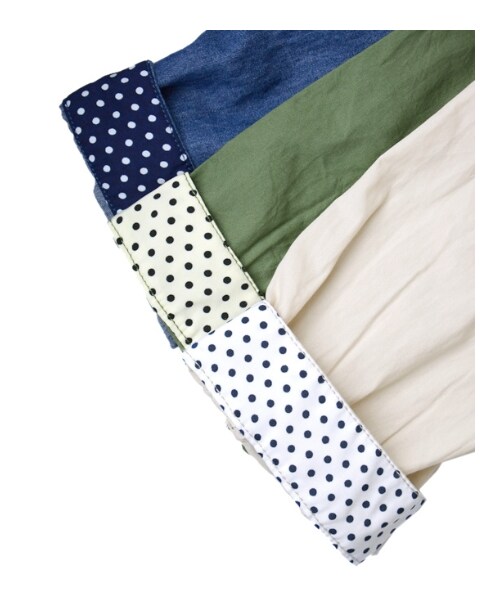 MAJESTIC LEGON（マジェスティックレゴン）の「○ミリタリーシャツ（トップス・レディース・ブルー/カーキグリーン/アイボリー・Free）」の9枚目の写真