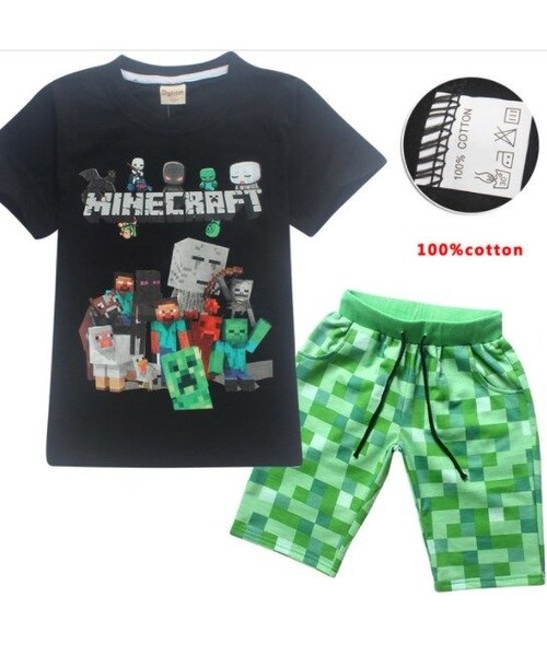no brand（ノーブランド）の「マインクラフト Minecraft 子供服 半袖
