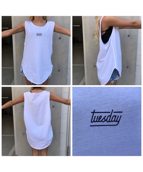 no brand（ノーブランド）の「スリットタンク｢Tuesday｣（タンクトップ・レディース・その他）」の13枚目の写真