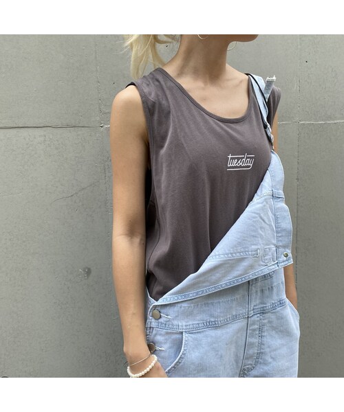 no brand（ノーブランド）の「スリットタンク｢Tuesday｣（タンクトップ・レディース・その他）」の7枚目の写真