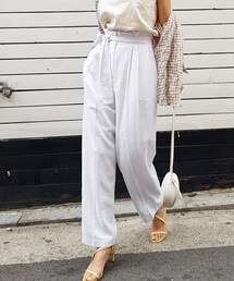 DHOLIC | ストラップSETコットンワイドパンツ(その他パンツ)