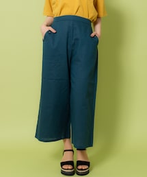 shop DADA | ★ﾘﾈﾝ混★ﾎﾟｹｯﾄﾎﾞﾀﾝﾜｲﾄﾞﾊﾟﾝﾂ（9S12-5373）(その他パンツ)