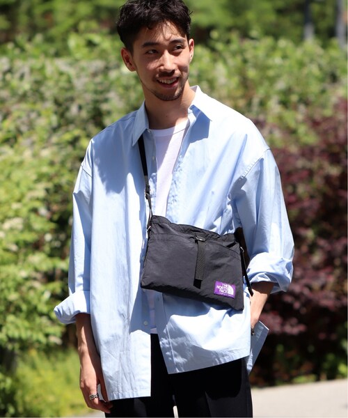 EDIFICE(エディフィス)の「《予約》THE NORTH FACE PURPLE LABEL×EDIFICE 別注 スモール サコッシュ(バッグ・ブラック/フリー)」の8枚目の写真