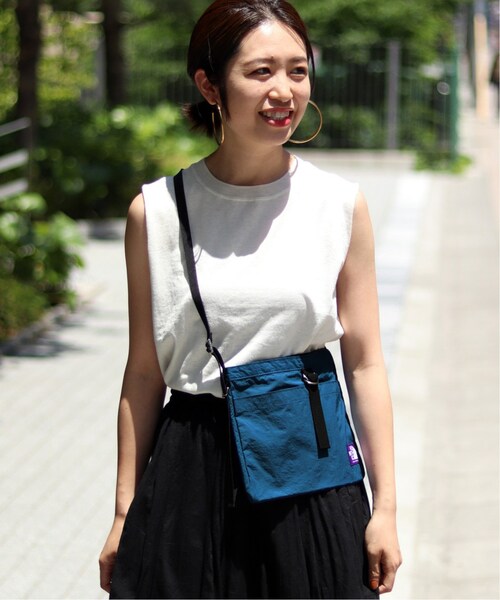 EDIFICE(エディフィス)の「《予約》THE NORTH FACE PURPLE LABEL×EDIFICE 別注 スモール サコッシュ(バッグ・ブラック/フリー)」の11枚目の写真