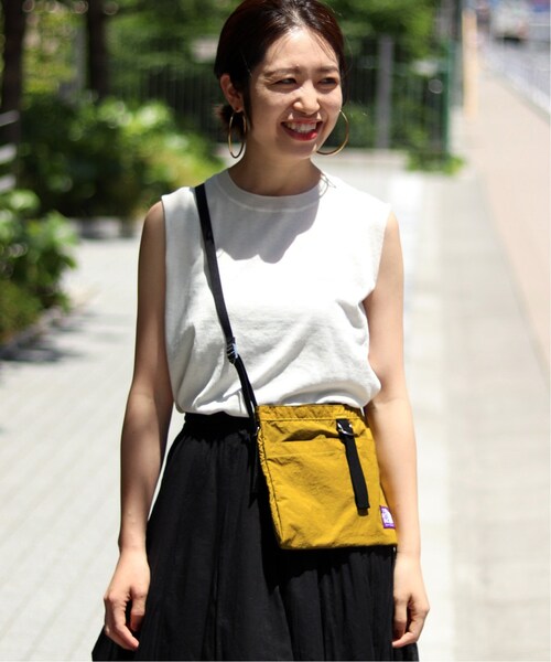 EDIFICE(エディフィス)の「《予約》THE NORTH FACE PURPLE LABEL×EDIFICE 別注 スモール サコッシュ(バッグ・ブラック/フリー)」の4枚目の写真