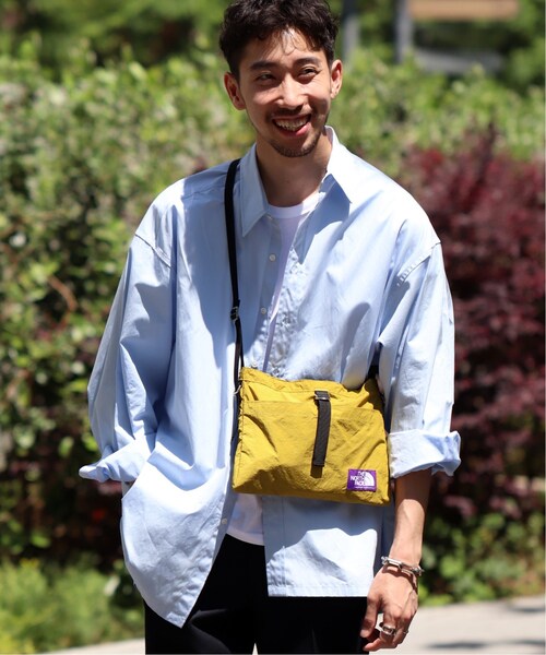 EDIFICE(エディフィス)の「《予約》THE NORTH FACE PURPLE LABEL×EDIFICE 別注 スモール サコッシュ(バッグ・ブラック/フリー)」の12枚目の写真