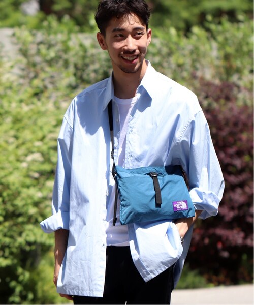 EDIFICE(エディフィス)の「《予約》THE NORTH FACE PURPLE LABEL×EDIFICE 別注 スモール サコッシュ(バッグ・ブラック/フリー)」の10枚目の写真