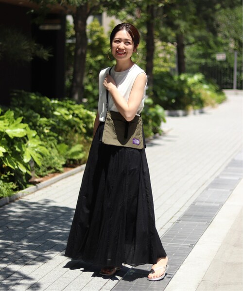 EDIFICE(エディフィス)の「《予約》THE NORTH FACE PURPLE LABEL×EDIFICE 別注 スモール サコッシュ(バッグ・ブラック/フリー)」の7枚目の写真