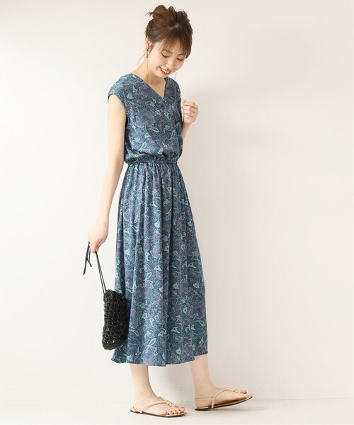 Spick & Span(スピックアンドスパン)の「≪予約≫ペイズリーバックカシュクールワンピース◆(ワンピース/ドレス・ベージュ/36/38)」の6枚目の写真