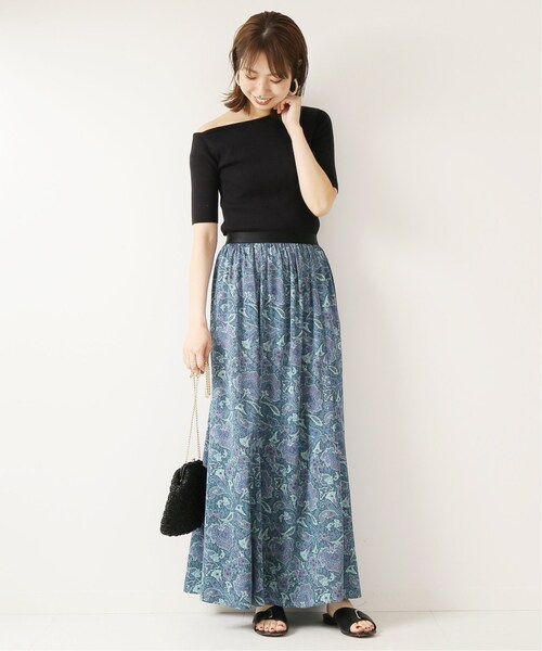 スピックアンドスパン　ペーズリーマキシスカート Spick＆Span Spick and Span / スピックアンドスパン