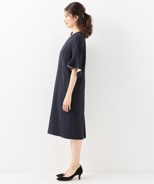 La TOTALITE(ラトータリテ)の「ネイビー(ワンピース/ドレス・ネイビー/フリー/在庫あり)」の7枚目の写真