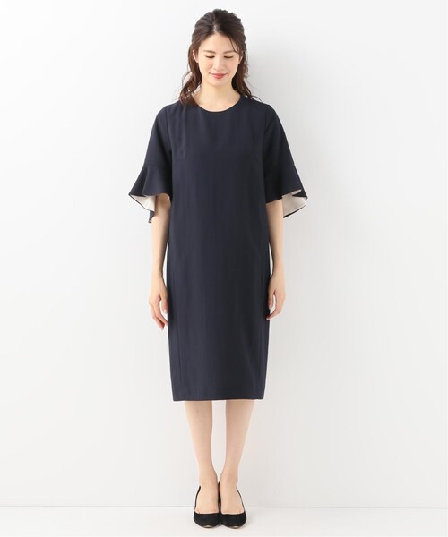 La TOTALITE(ラトータリテ)の「ネイビー(ワンピース/ドレス・ネイビー/フリー/在庫あり)」の6枚目の写真