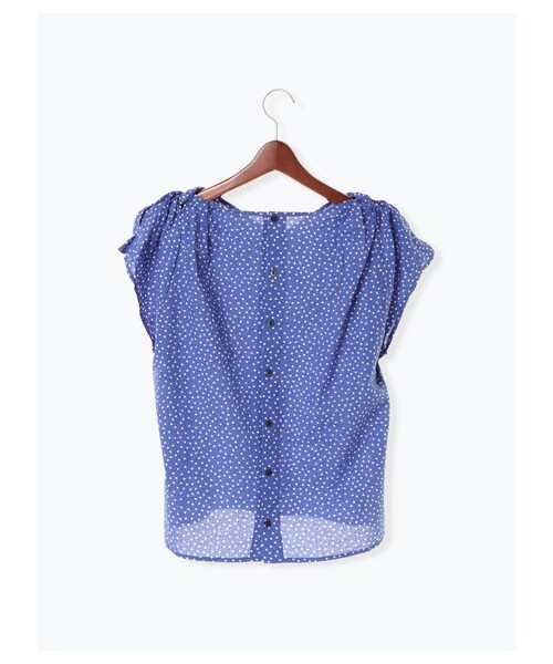 Te chichi（テチチ）の「サッカードットねじり袖ブラウス（トップス・ベージュ・F）」の2枚目の写真