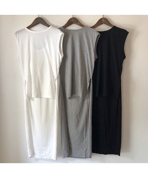 copine(コピン)の「再入荷!シンプルお洒落!バックテールデザインノースリーブ(3color)【クリックポスト対象商品】(Tシャツ/カットソー・レディース・その他)」の14枚目の写真