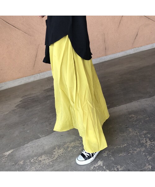 copine（コピン）の「【スペシャルプライス！定価3960円→1430円】ゆるふわっ！ウエストギャザーロングスカート (4color)【クリックポスト対象商品】（スカート・レディース・その他）」の8枚目の写真