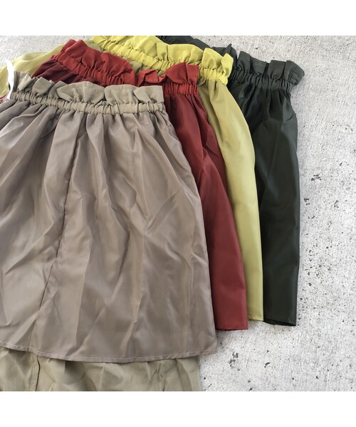 copine（コピン）の「【スペシャルプライス！定価3960円→1430円】ゆるふわっ！ウエストギャザーロングスカート (4color)【クリックポスト対象商品】（スカート・レディース・その他）」の15枚目の写真