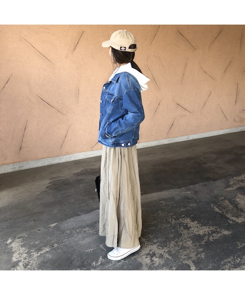 copine（コピン）の「【スペシャルプライス！定価3960円→1430円】ゆるふわっ！ウエストギャザーロングスカート (4color)【クリックポスト対象商品】（スカート・レディース・その他）」の5枚目の写真