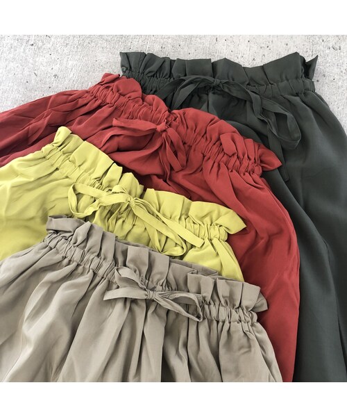 copine（コピン）の「【スペシャルプライス！定価3960円→1430円】ゆるふわっ！ウエストギャザーロングスカート (4color)【クリックポスト対象商品】（スカート・レディース・その他）」の14枚目の写真