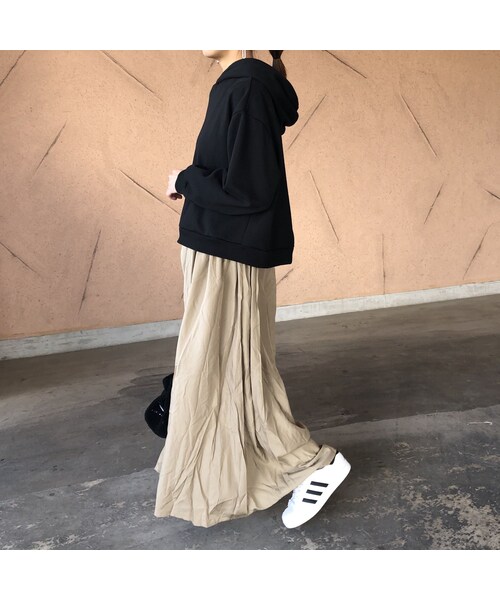 copine（コピン）の「【スペシャルプライス！定価3960円→1430円】ゆるふわっ！ウエストギャザーロングスカート (4color)【クリックポスト対象商品】（スカート・レディース・その他）」の2枚目の写真