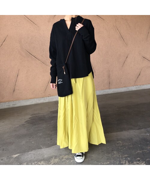 copine（コピン）の「【スペシャルプライス！定価3960円→1430円】ゆるふわっ！ウエストギャザーロングスカート (4color)【クリックポスト対象商品】（スカート・レディース・その他）」の6枚目の写真