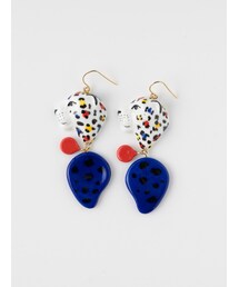 Nach(ナッシュ) triangles capucin & banane ピアス Capuchin triangle & banana earrings – NACH BIJOUX