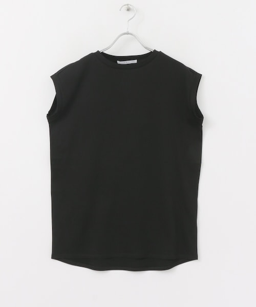 KBF（ケイビーエフ）の「BIGノースリーブTシャツ（トップス・レディース・WHITE/BROWN/BLACK/BLUE×OFF・one）」の9枚目の写真