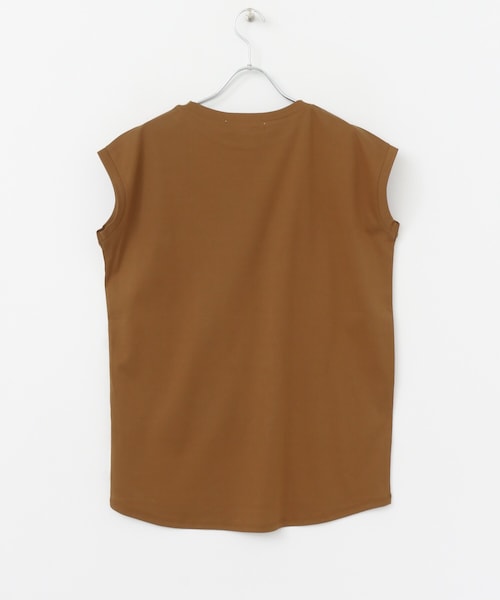 KBF（ケイビーエフ）の「BIGノースリーブTシャツ（トップス・レディース・WHITE/BROWN/BLACK/BLUE×OFF・one）」の13枚目の写真