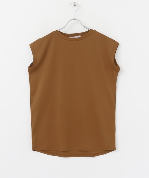 KBF（ケイビーエフ）の「BIGノースリーブTシャツ（トップス・レディース・WHITE/BROWN/BLACK/BLUE×OFF・one）」の10枚目の写真