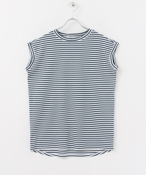 KBF（ケイビーエフ）の「BIGノースリーブTシャツ（トップス・レディース・WHITE/BROWN/BLACK/BLUE×OFF・one）」の11枚目の写真