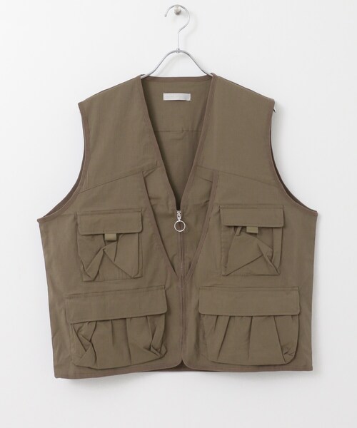 SENSE OF PLACE by URBAN RESEARCH（センスオブプレイスバイアーバンリサーチ）の「マルチポケットベスト（トップス・メンズ・BLACK/KHAKI・FREE）」の7枚目の写真