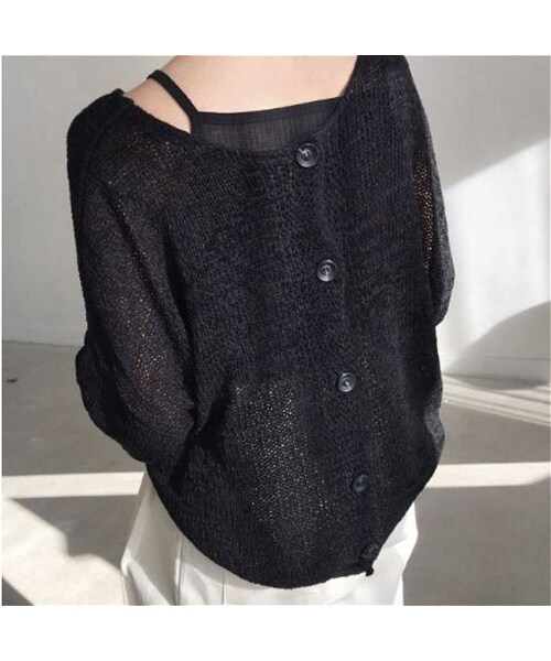 Atomic number:47（アトミックナンバーフォーティーセブン）の「2wayサマーニットカーディガン（その他アウター・レディース・その他）」の2枚目の写真