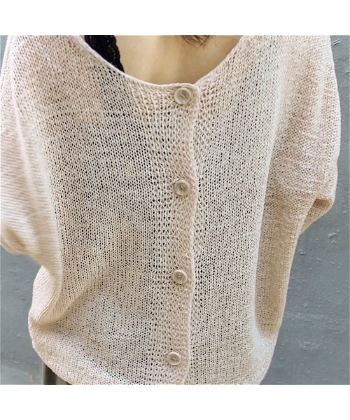 Atomic number:47（アトミックナンバーフォーティーセブン）の「2wayサマーニットカーディガン（その他アウター・レディース・その他）」の4枚目の写真